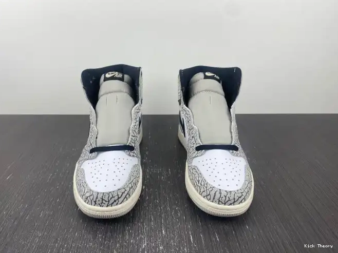 Kick Theory 1 Jordan Cement Air High DZ5485-052 White OG 0516